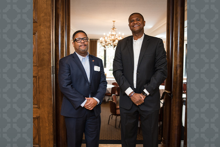 Rich Milner and John Singer at an Ohio State Alumni event