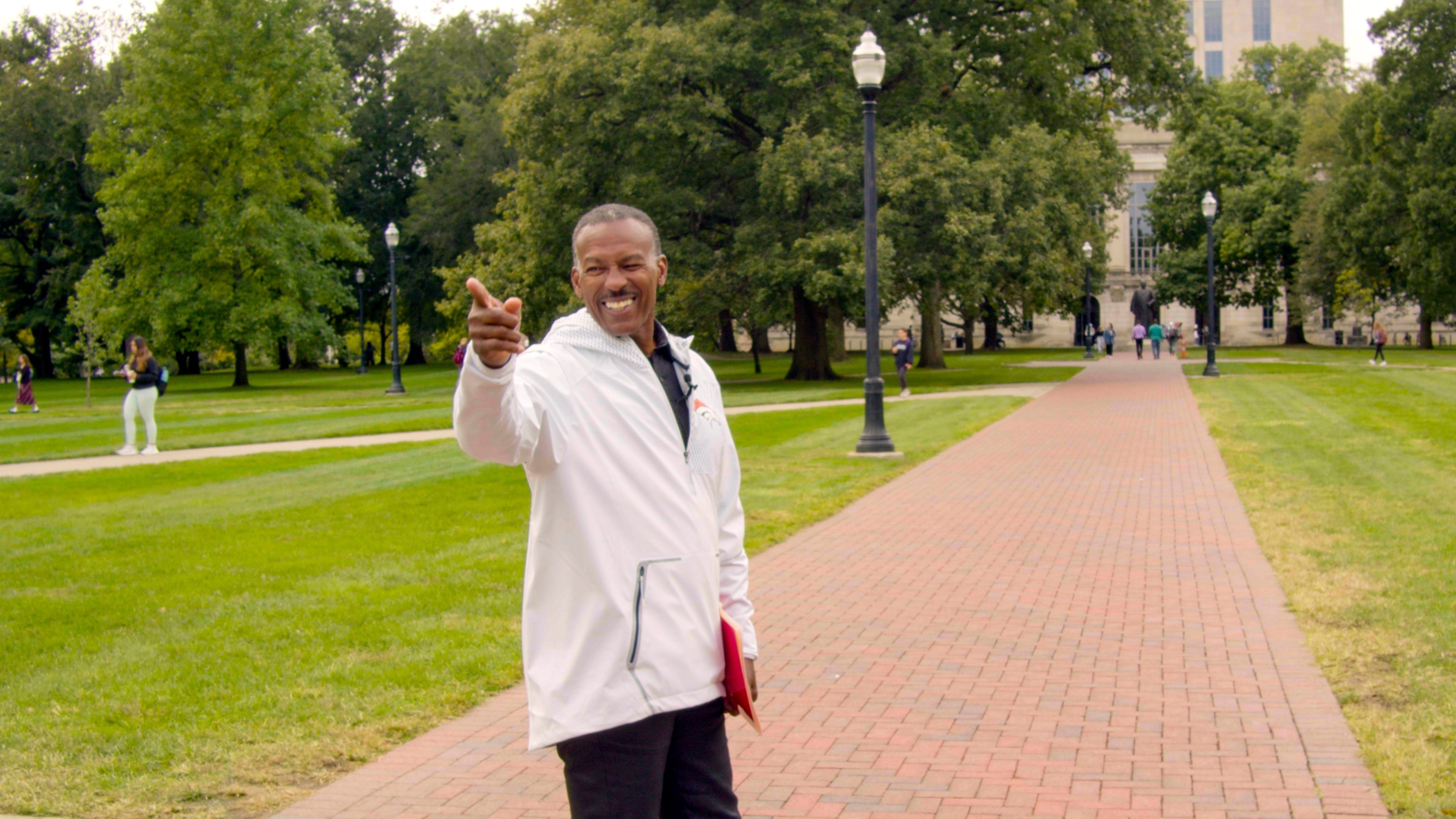 Wade Manning on the Ohio State Oval